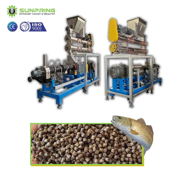 Fish Feed Making Processing Machine Floating Pellet Production Line