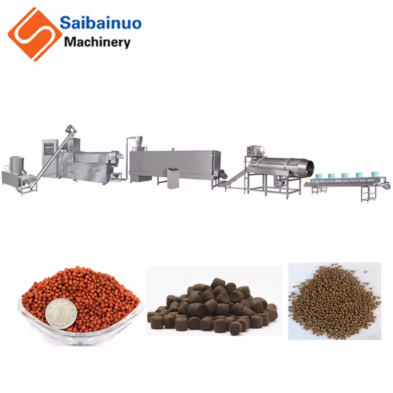 Animal Aquarium Pet Dog Cat Floating Fish Feed Pellet Production Machine Snacks Food Processing Making Extrusion Line