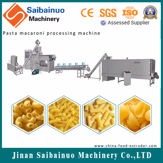 Small Shell Pasta Making Machine Macaroni Production Line