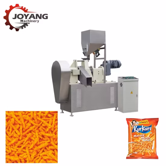Puffed Corn Curls Stick Kurkure Fried Snack Cheetos Nik Naks Food Making Machine