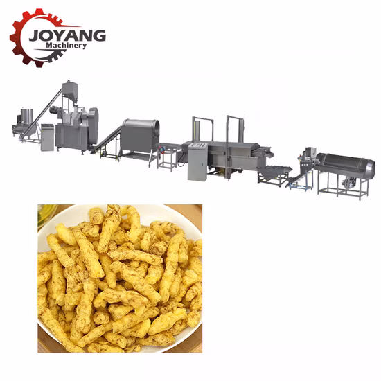 Puffed Corn Curls Stick Kurkure Fried Snack Cheetos Nik Naks Food Making Machine