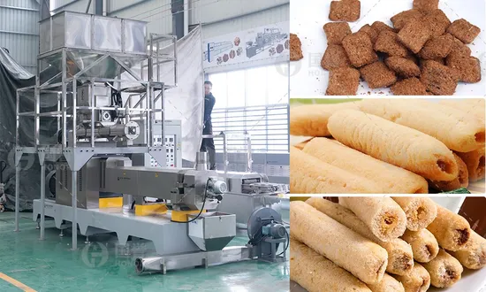 Doppelschneckenextruder-Mais-Puff-Snack-Käseball-Herstellungsmaschine Produktionslinie für Puff-Snacks